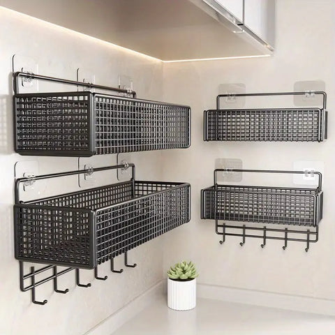 Self Adhesive Basket for kitchen and bathroom