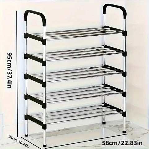 Versatile Multi-Layer Shoe Rack - Easy Assembly
