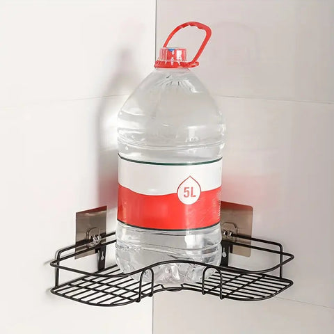 1 Pc Bathroom Corner Shelf Wall Mounted with adhesive hook