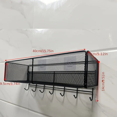 1 Pack Self Adhesive Hook  Basket