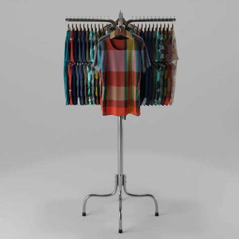4 Arms Clothes Hanging Stand