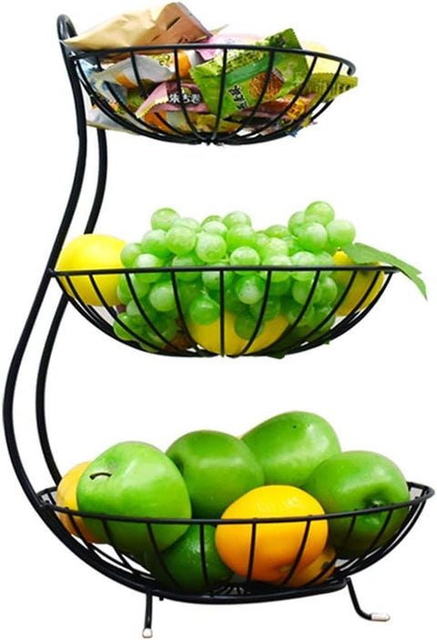 3 Tier Fruit Basket  for Living Room & Modern Kitchen