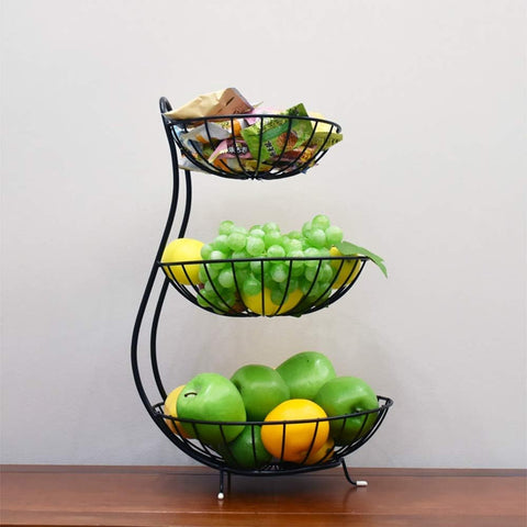 3 Tier Fruit Basket  for Living Room & Modern Kitchen