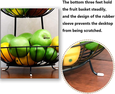 3 Tier Fruit Basket  for Living Room & Modern Kitchen