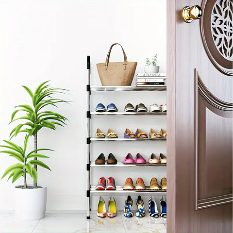 Versatile Multi-Layer Shoe Rack - Easy Assembly