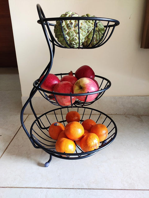 3 Tier Fruit Basket  for Living Room & Modern Kitchen