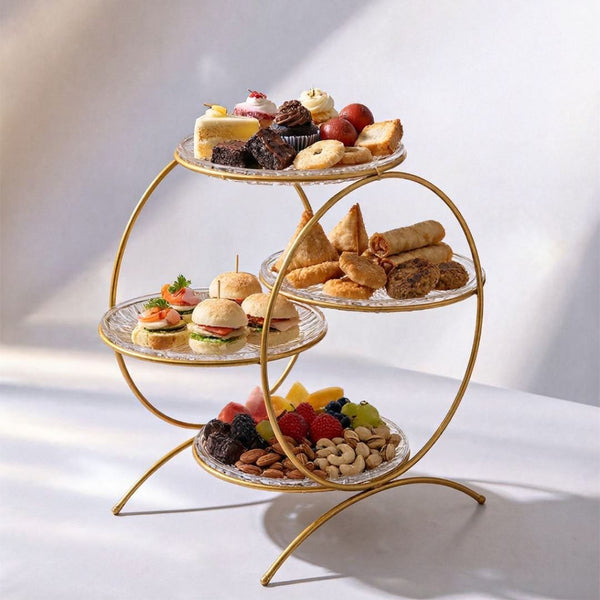 Dish Serving Rack