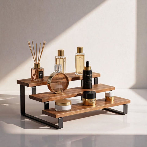 3 & 4 Layer Wooden Shelf Rack