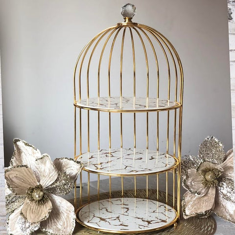 3 Tire Makup Organizer Cage Organizer