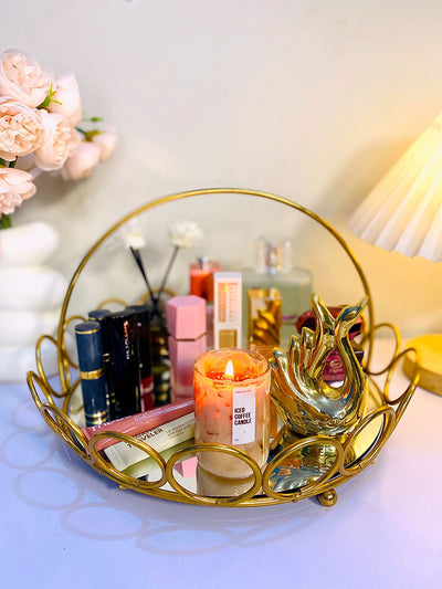 Gold Metal Luxury Tray