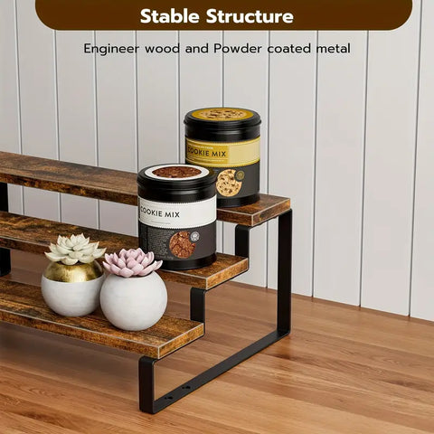 3 Layer Wooden Shelf RAck