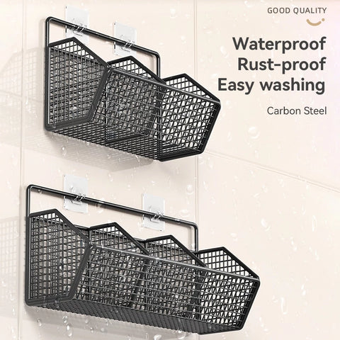 1 pc Self Adhesive Basket In 2 and 3 Grid  With Self adhesive Stickers