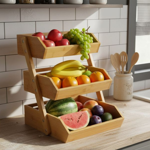 Wooden Fruit/ Veggies Basket