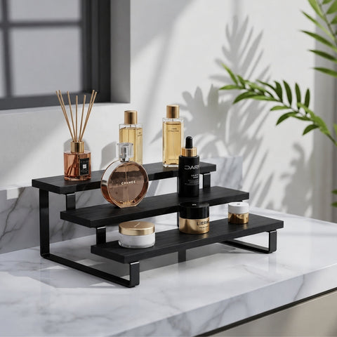 3 & 4 Layer Wooden Shelf Rack