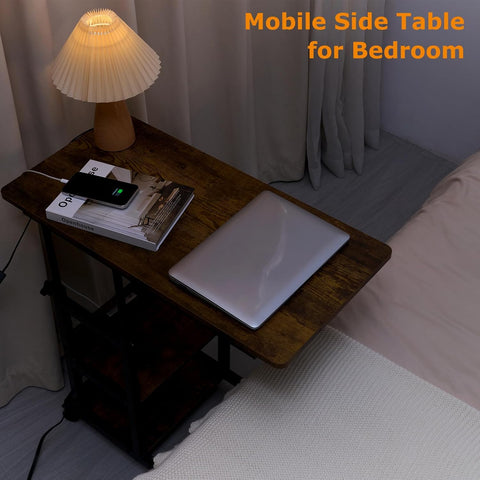 Height adjustable laptop table