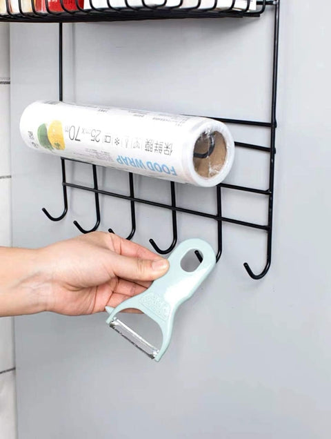 Wall Mounted Organizer With Paper Towel