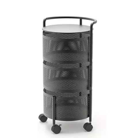 3 Tier Rotatable Baket With wheels