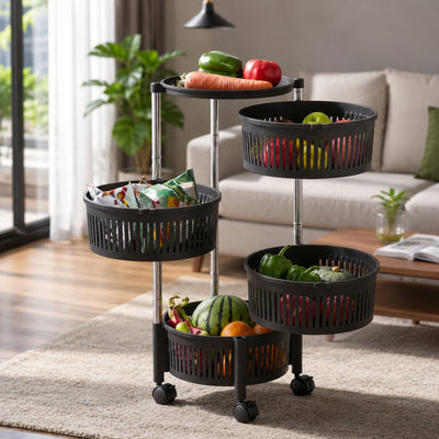 Rotatable baskets