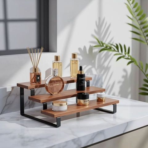 3 & 4 Layer Wooden Shelf Rack