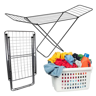 Foldable Clothes Drying Rack Stand