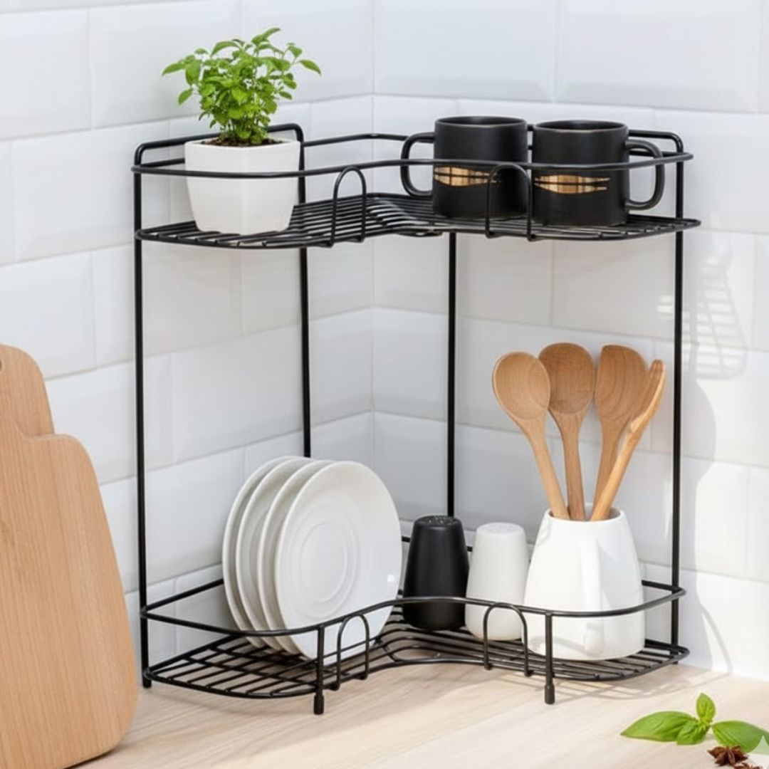 Multi Purpose Kitchen Corner Rack– Home Bliss Rack