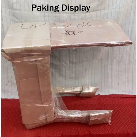 Height adjustable laptop table