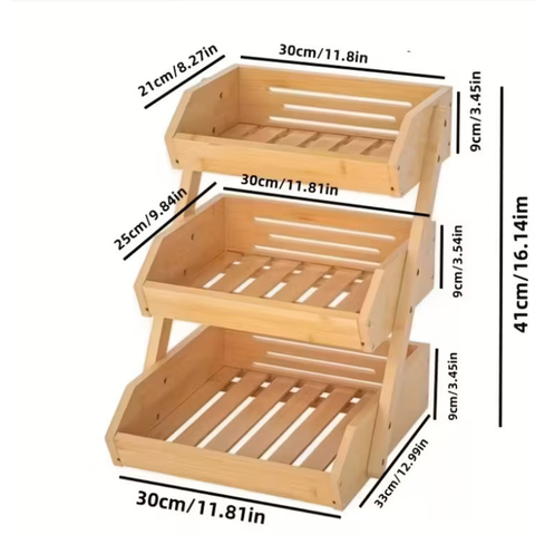 Wooden Fruit/ Veggies Basket
