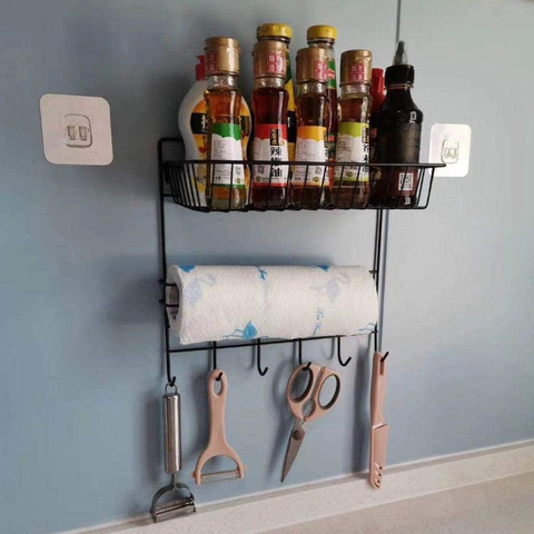 Wall Mounted Organizer With Paper Towel