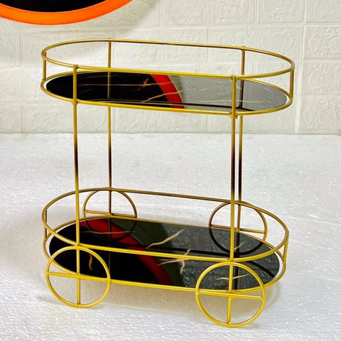 Trolly design makeup organizer