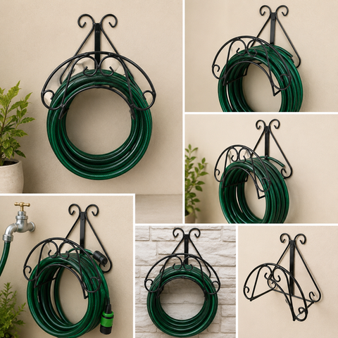 Wall Mount Hose Storage Rack