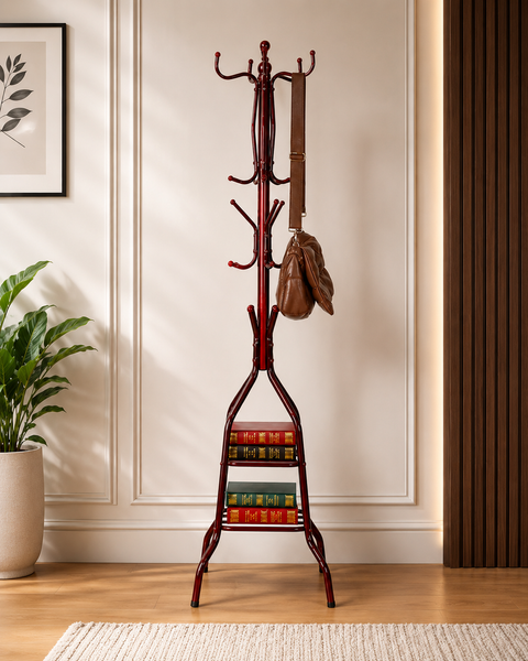 Clothes hanging stand/ Coat Hanging Stand - 64 Inches Height.