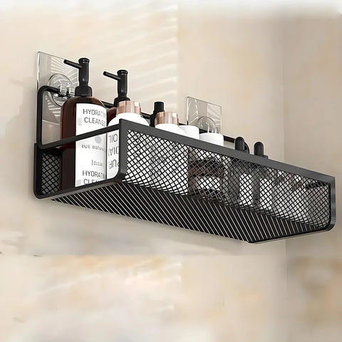 2 pc Storage wall mounted basket with adhesive stickers