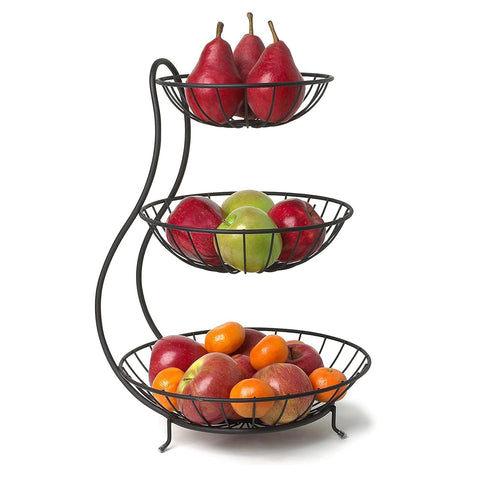 3 Tier Fruit Basket  for Living Room & Modern Kitchen