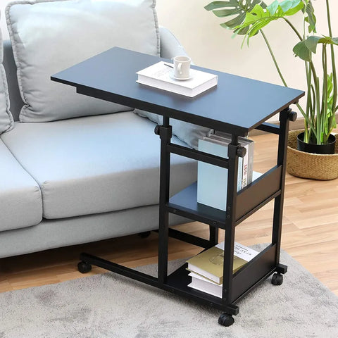 Height adjustable laptop table