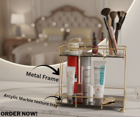 2 Tier Makeup Organizer