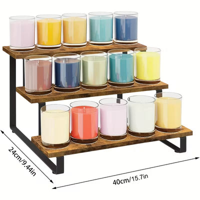 3 & 4 Layer Wooden Shelf Rack