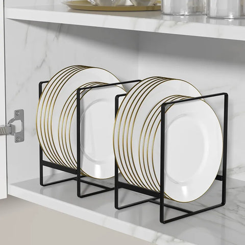 2 Pc Plate Rack Space Saving