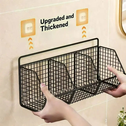 1 pc Self Adhesive Basket In 2 and 3 Grid  With Self adhesive Stickers