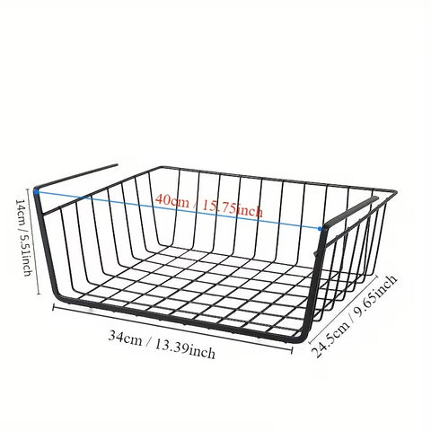 1 Pc Under Shelf Basket