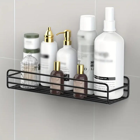 3 Pc Storage rack for kitchen bathroom with strong adhesive stickers (no drill needed)