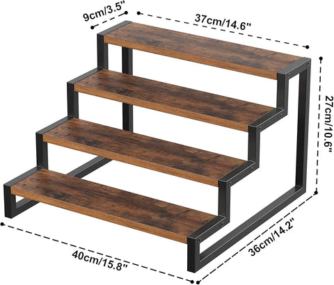3 & 4 Layer Wooden Shelf Rack