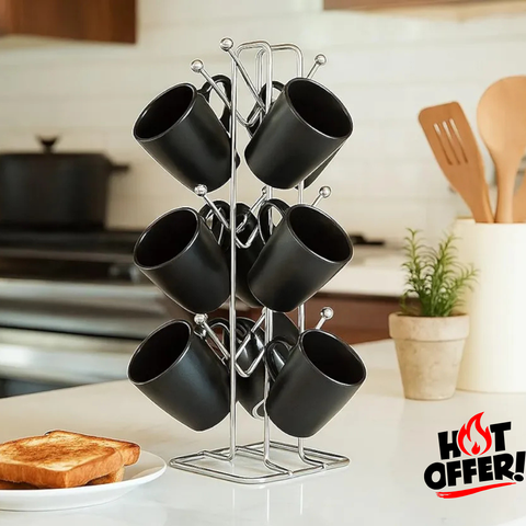 Combo Deal 2 Cups Holder And Plates Organizer