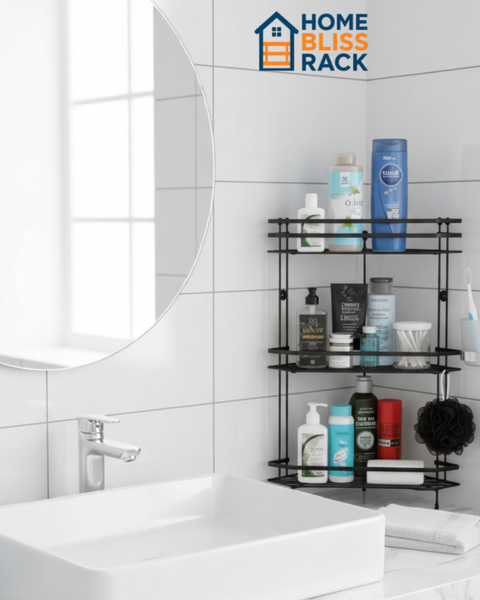 3 Tier Corner Shelf ( Rust Free )