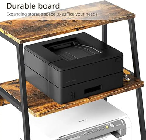 Microwave Oven Stand With Storage Shelf |2 tier Kitchen Organiser Rack | Countertop Storage Shelf | Coffee bar Station | Home Kitchen Furniture