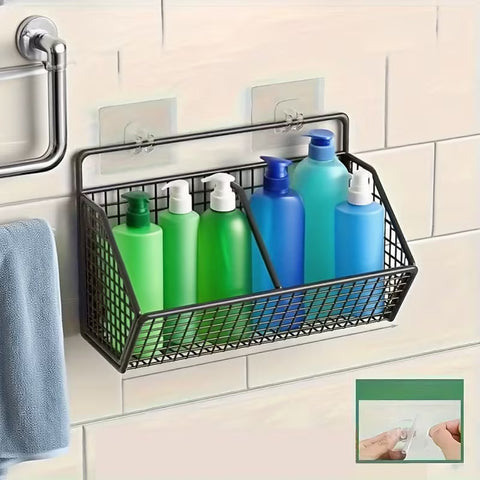 1 pc Self Adhesive Basket In 2 and 3 Grid  With Self adhesive Stickers