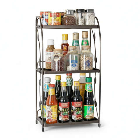 Luxury Premium Quality Foldable 3-Tier Multipurpose Rack
