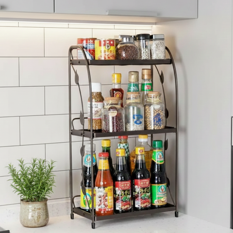 Luxury Premium Quality Foldable 3-Tier Multipurpose Rack