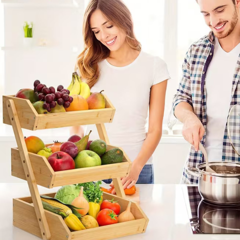 Wooden Fruit/ Veggies Basket