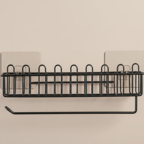 2 Pc Premium Quality Self Adhesive Basket With Tissue Holder (large size )