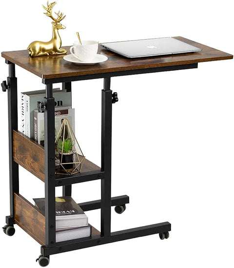 Height adjustable laptop table